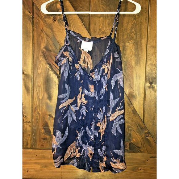 Quiksilver Women Blue Adjustable Straps- Size S _ Sheer - Picture 1 of 6